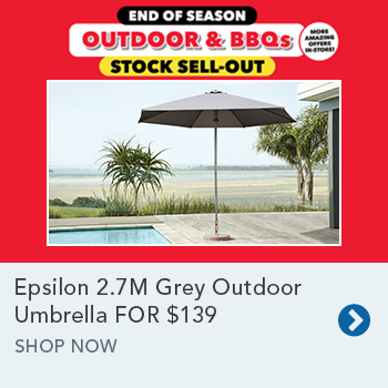 Epsilon 2.7M Grey Outdoor Umbrella