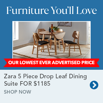 Zara 5 Piece Drop Leaf Dining Suite