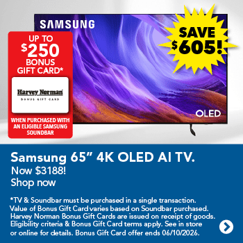 Samsung 65" S85H 4K OLED AI TV